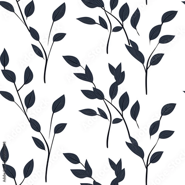 Fototapeta seamless pattern with branches
