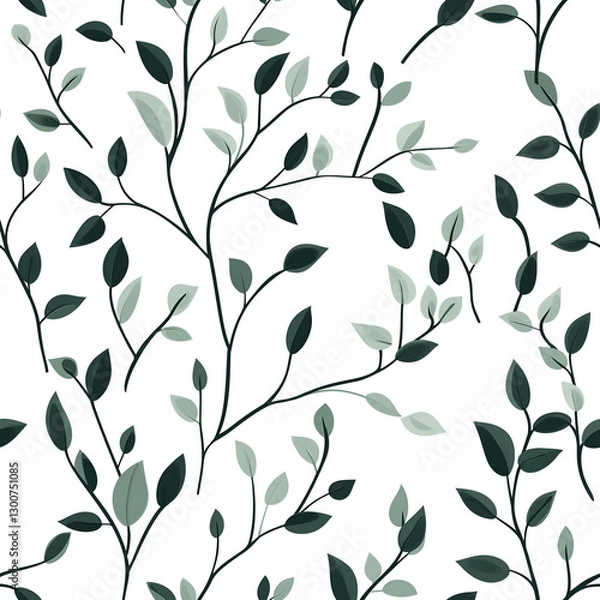 Fototapeta seamless pattern with branches