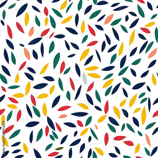 Fototapeta abstract seamless pattern with colorful triangles