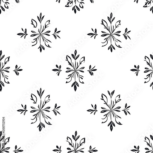 Fototapeta seamless ornament infinite pattern background