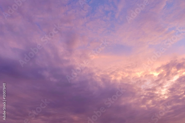 Fototapeta Sky and clouds / Sky and clouds at twilight.