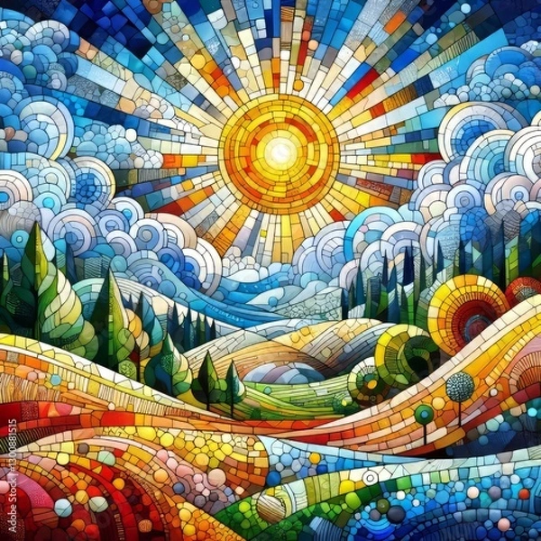 Obraz Mosaic Animation