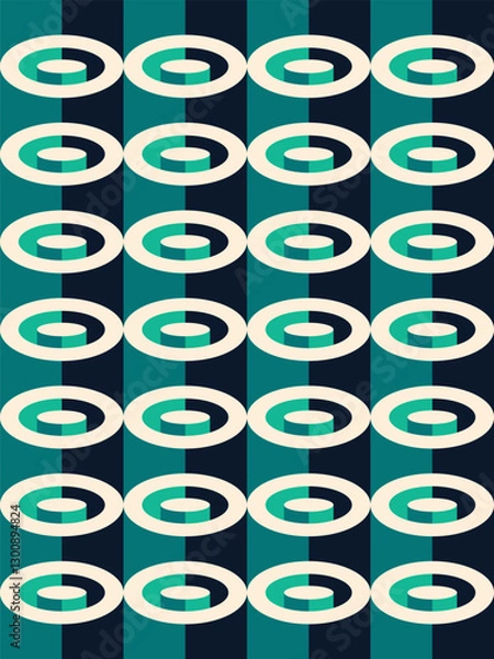 Fototapeta abstract background with circles