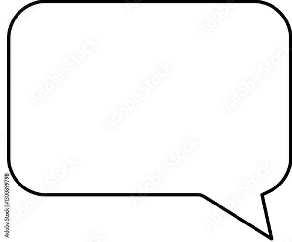 Obraz dialogue box vector 