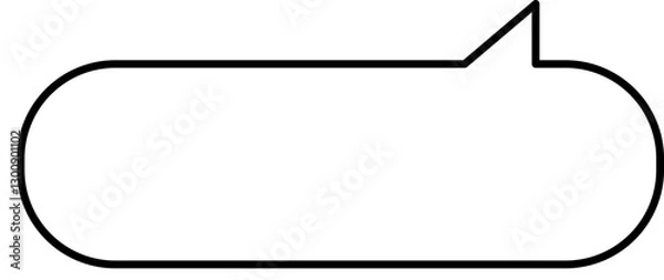 Fototapeta dialogue box vector 