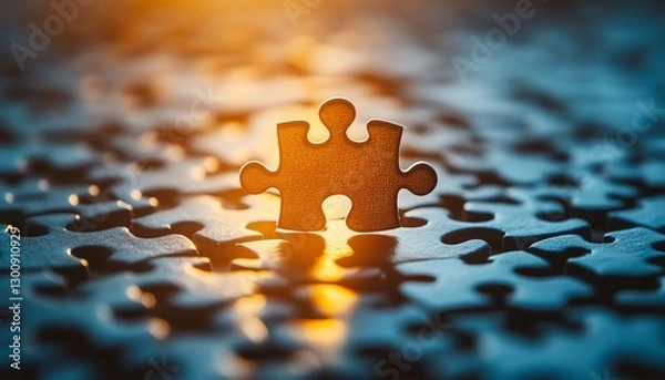 Fototapeta Logical concept of problemsolving