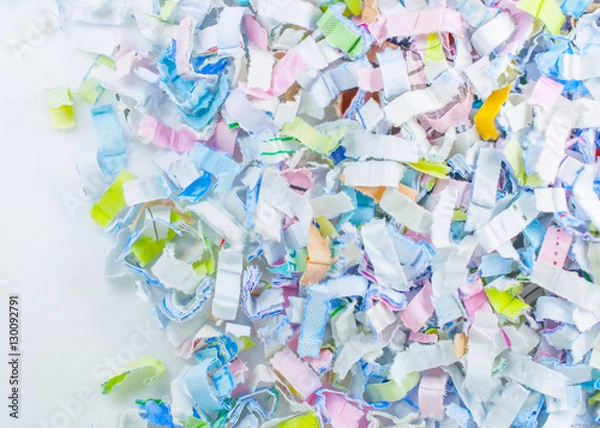 Fototapeta Background pattern texture abstract paper shredder