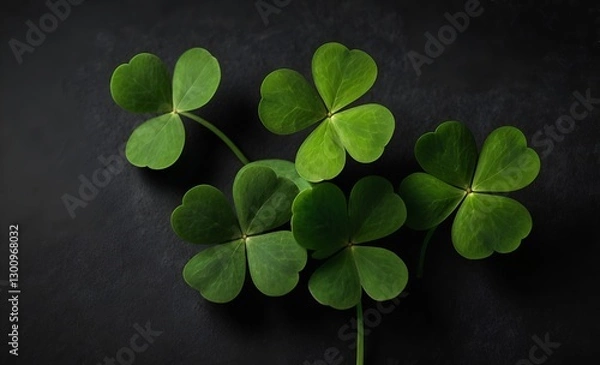 Obraz green clover leaves