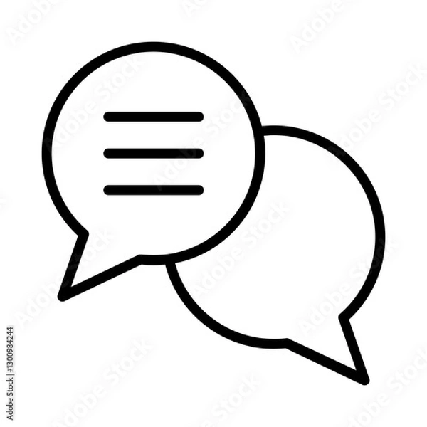 Obraz bubble chat icon