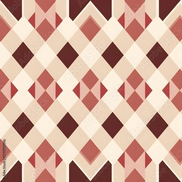 Fototapeta plaid fabric pattern. allot of vintage argyle pattern