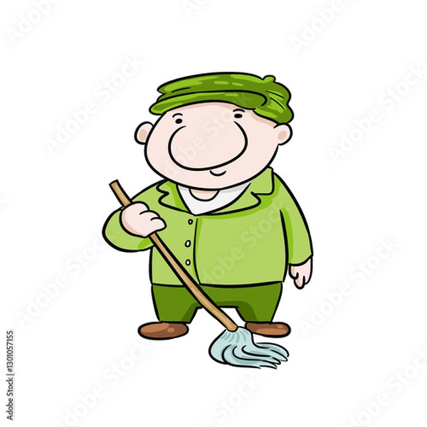 Fototapeta janitor