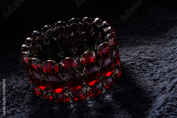 Obraz Garnet braslet accessory, beautiful, decoration