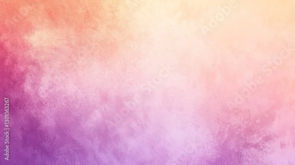 Fototapeta Soft Gradient Background in Warm Shades of Peach, Orange, and Purple