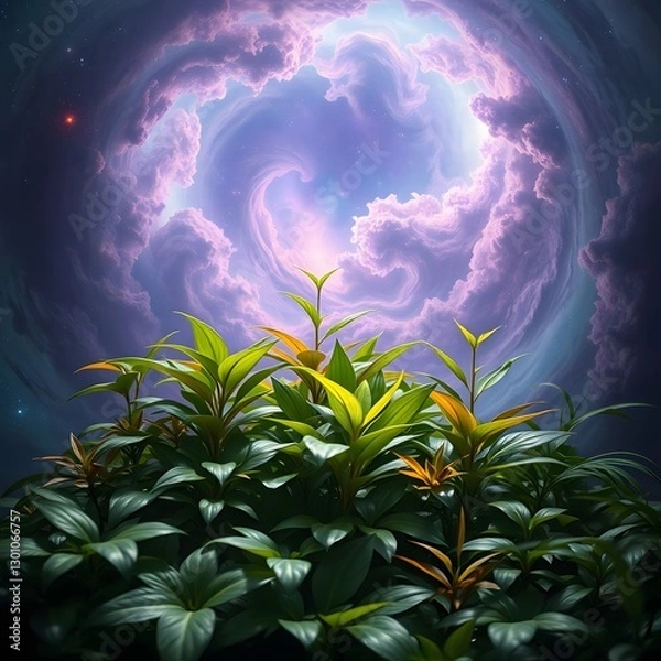 Obraz Jungle Nebula Crystallization