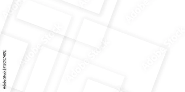 Fototapeta Modern seamless and retro pattern technology and business concept background. abstract background with minimal tech lines and white light grey shadows design for Banner, template space concept etc.	