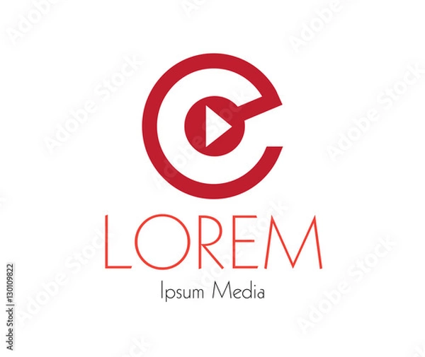 Obraz Media Logo Concept Design