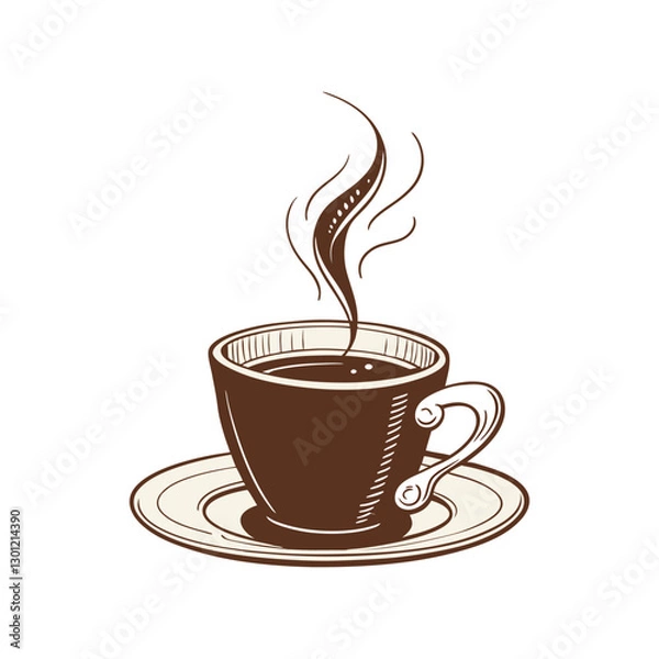 Fototapeta Cozy Mornings Start with Coffee