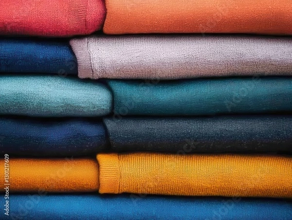 Fototapeta Stylish and minimalist workspace in a Scandinavianstyle home with soft natural lighting, modern design, remote work productivity