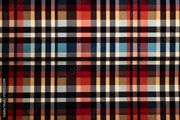 Fototapeta Tartan plaid pattern. Seamless checkered pattern