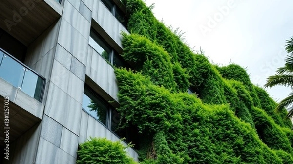 Obraz office building with green grass