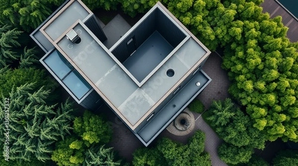 Obraz house in the garden