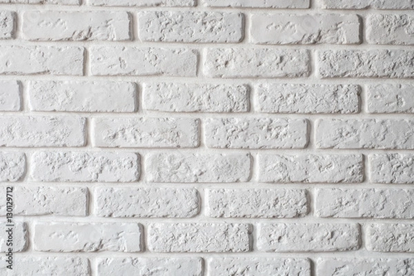 Obraz wall white brick