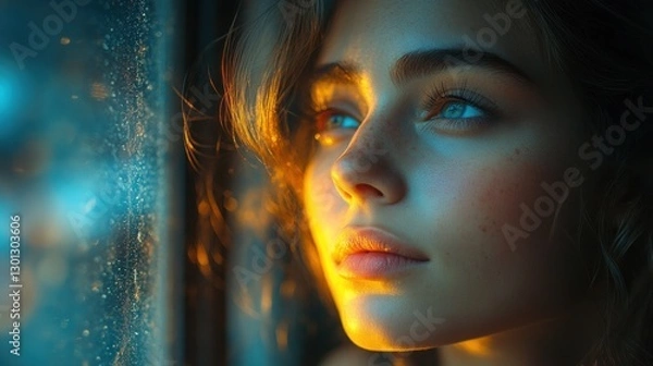 Obraz window.jpg, Wooden table in modern cafe with plant blurred interior.jpg, Wooden shelf with vases and plants in sunlit interior.jpg, Wooden shelf with leaf shadows on beige wall.jpg, Wooden path windin