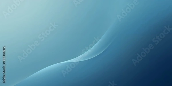 Fototapeta A gradient blue background with smooth transition.