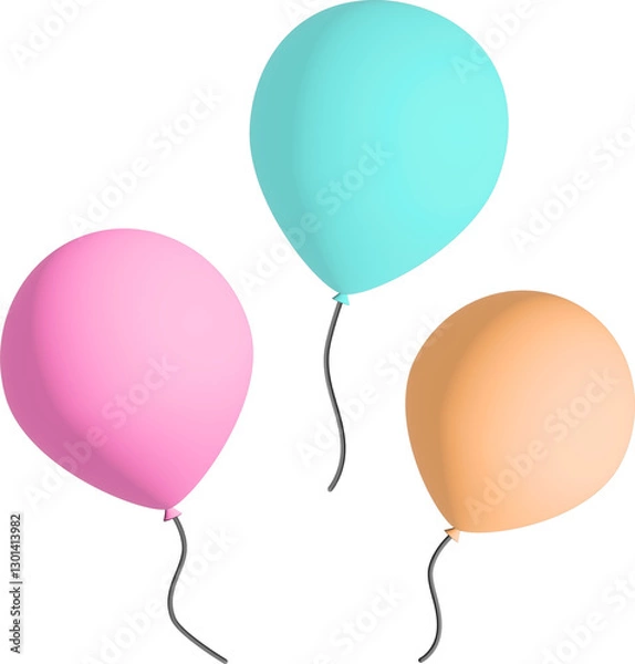Obraz 기념일 또는 이벤트에 사용하는 풍선 그래픽 삽화 이미지