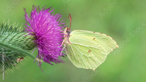 Obraz Latolistek cytrynek Gonepteryx rhamni