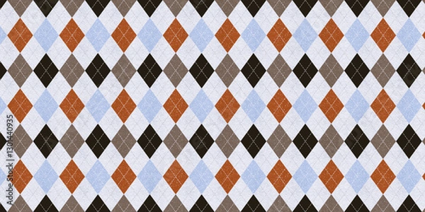 Obraz Argyle Pattern Vintage Style
