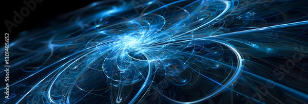 Obraz Intricate Visualization of SV Magnetic Field Strength in Vibrant Hues