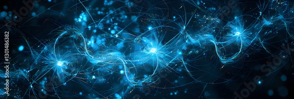 Fototapeta Intricate Visualization of SV Magnetic Field Strength in Vibrant Hues