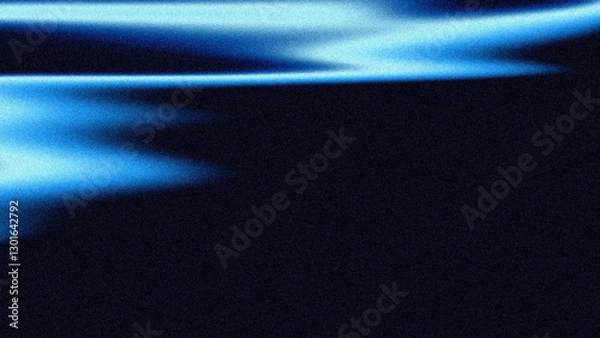 Obraz Blue black background with grainy noise effect