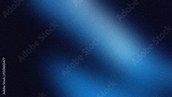 Obraz Amazing blue black color background with noise effect