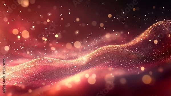 Fototapeta Red Bokeh and Light / 赤いボケと光