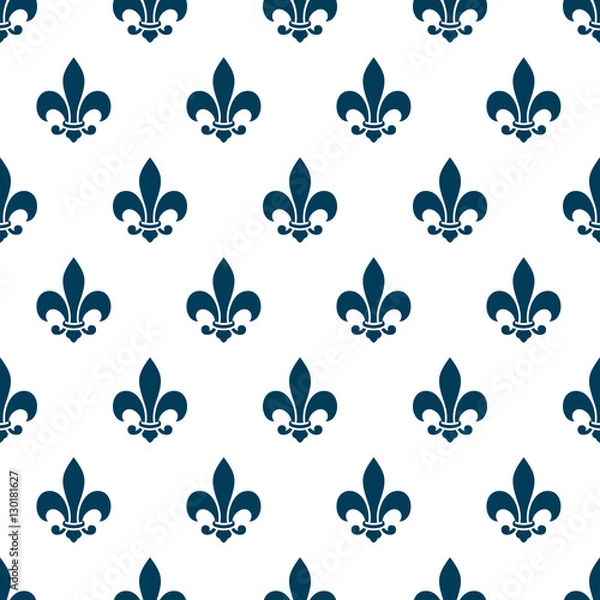 Obraz Fleur de lys Seamless Pattern