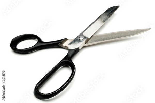 Fototapeta Black Color Scissors