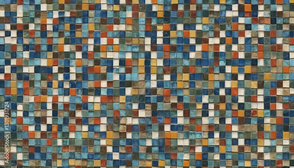 Obraz 細かなモザイクタイル