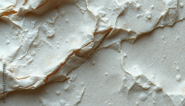 Obraz 白い滑らかなクリームの表面