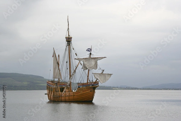 Fototapeta replika statku