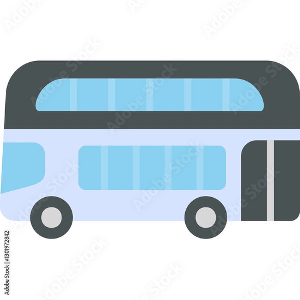 Fototapeta Double Decker Bus Icon
