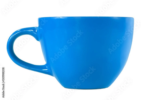 Fototapeta blue cup isolated 