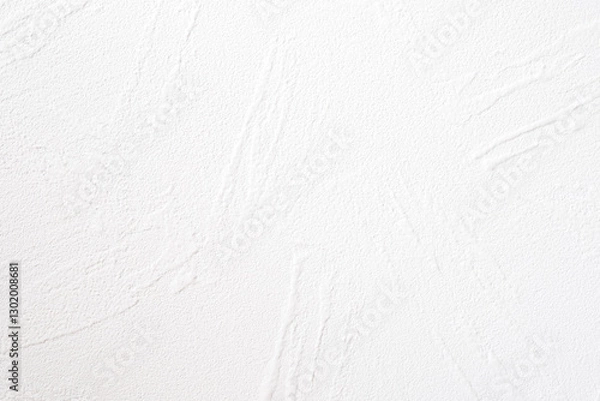 Fototapeta Blank white grunge concrete, cement wall texture background, banner, interior minimal design, white background, abstract banner
