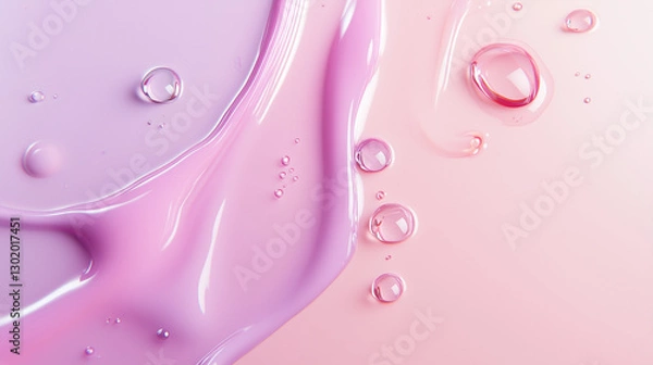 Fototapeta pink bubbles background