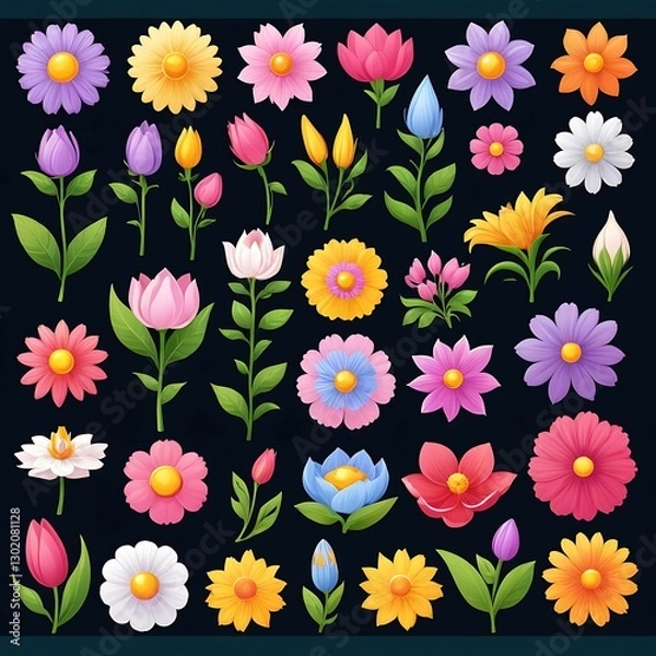 Obraz seamless floral pattern