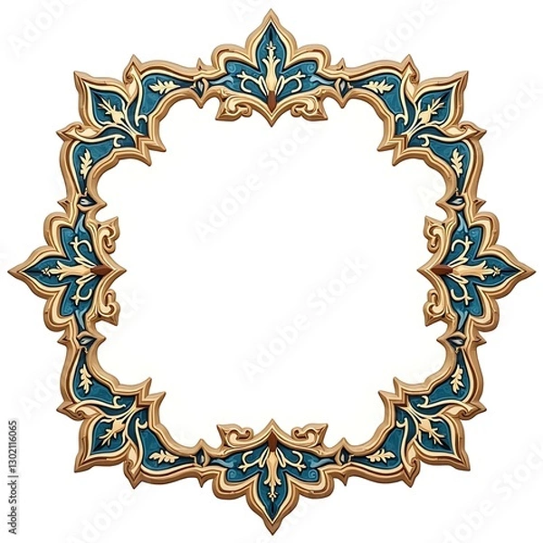 Obraz frame with floral ornament
