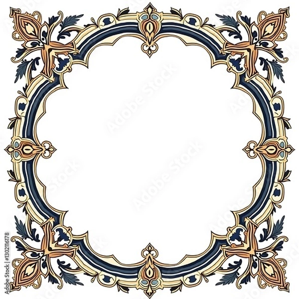 Obraz frame with gold