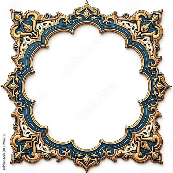 Obraz frame with gold ornament