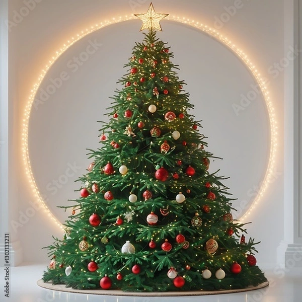 Obraz christmas tree and decorations